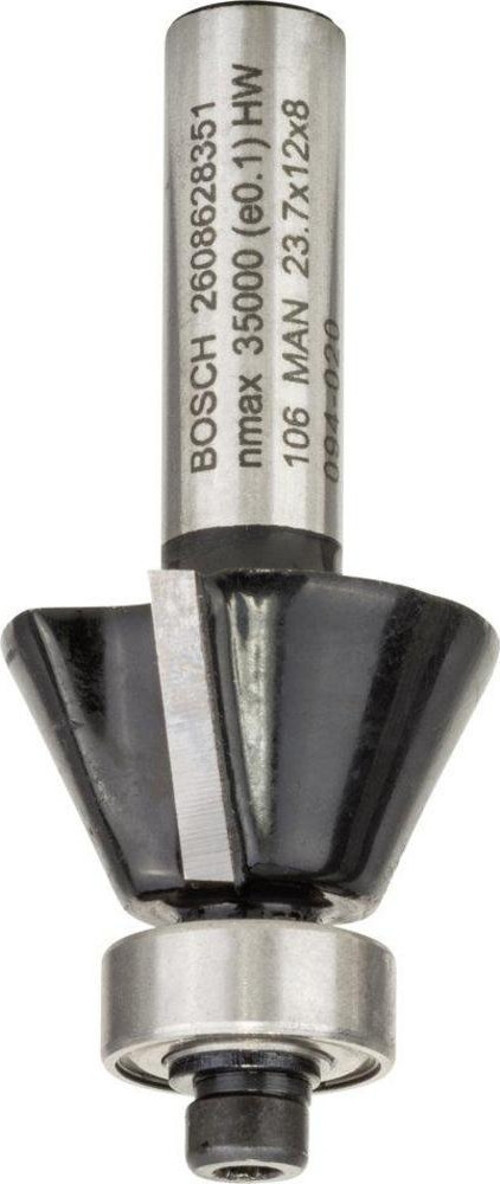 - Standard Seri Ahşap ve Laminant İçin Çift Oluklu, Sert Metal Bilya Yataklı Pah Açma Frezesi 8*5,5*54 mm
