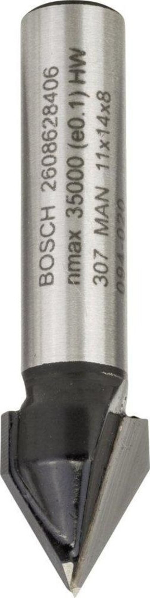 - Standard Seri Ahşap İçin Çift Oluklu Sert Metal V-Kanal Freze 8*11*45 mm