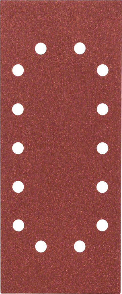 - Titreşimli Zımpara Kağıdı 10'lu, 115 x 280 mm 80 Kum 14 Delik