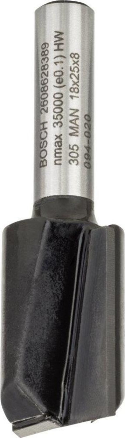 - Standard Seri Ahşap İçin Çift Oluklu, Sert Metal Düz Freze Ucu 8*18*56mm