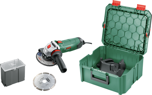 PWS 850-125 Avuç Taşlama Makinesi 850W, Disk Çapı 125 mm + System Box
