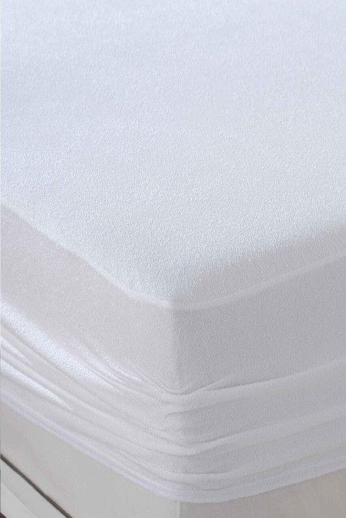 Battal Çift Kişilik 220X200 Cm Pamuk Fitted Alez Sıvı Geçirmez