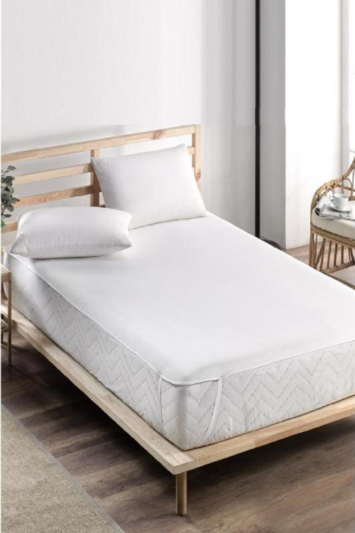 Yastık Kılıflı Pamuk Alezi 160X200 Cm Çift Kişilik Alez Ve 2 Adet Alez Yastık Kılıfı