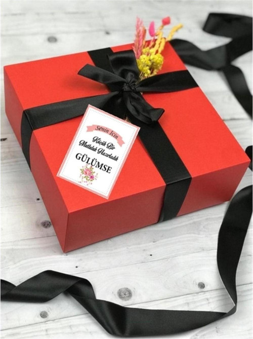 Küçük Bir Mutluluk Hazırladık Gülümse 7 x 5 cm 50 Adet