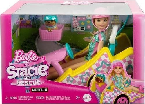 Barbie Stacie Go Kart Yapıyor Oyun Seti HRM08