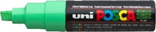 Posca Su Bazlı Boyama Kalemi 8.0 Poster Markörü 8.0 Mm Açık Yeşil pc-8k (6 Lı Paket)