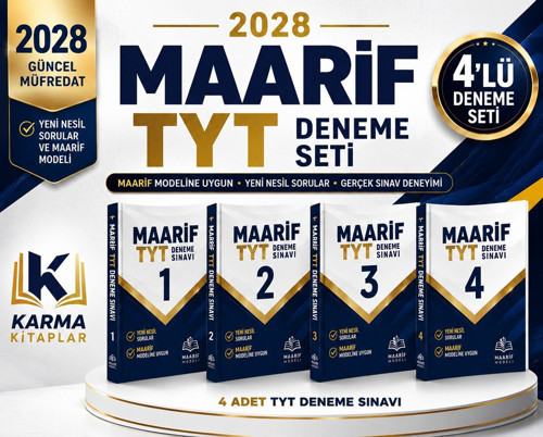 2027-2028 MAARİF TYT 4'LÜ DENEME KARMASI (11.SINIFLARA ÖZEL)