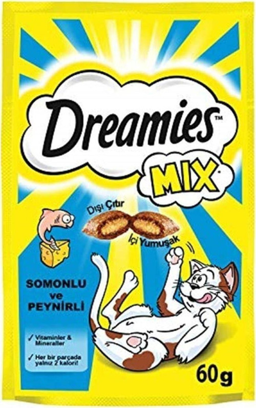 MSomonlu Ve Peynirli Kedi Ödül Maması 60 gr x 6 Adet 1 Kutu