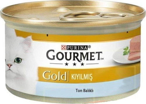Purina Gold Kıyılmış Ton Balıklı Kedi Konservesi 85 Gr x 24 Adet