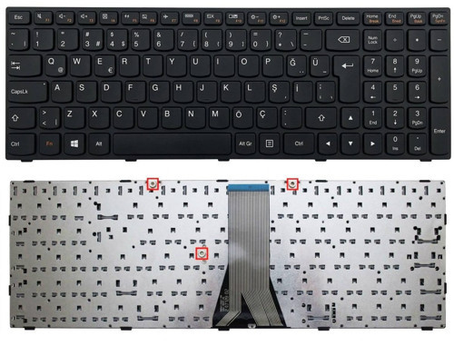 Lenovo ideapad 300-15ISK 80Q7 Klavye TuşTakımı