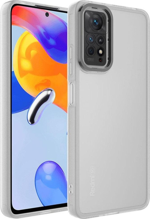 Xiaomi Redmi Note 11 Pro 5G Kılıf Kamera Korumalı Transparan Zore Post Kapak