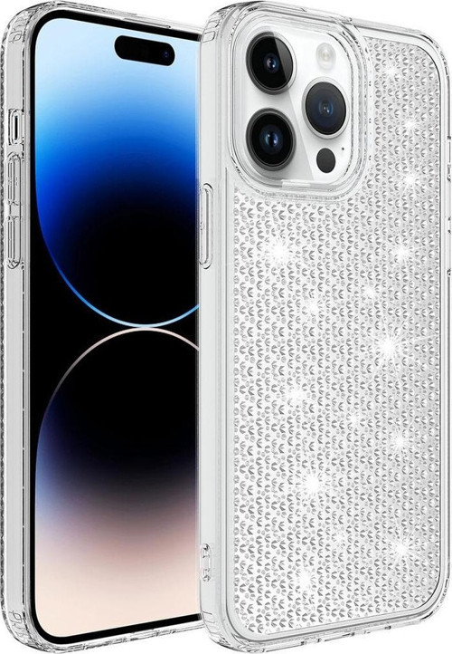 Apple iPhone 14 Pro Max Kılıf Airbagli Parlak Tasarımlı Zore Snow Kapak