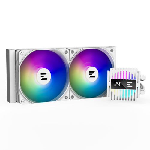 ALPHA2 A24 Beyaz 71 CFM 1800RPM 2*12cm ARGB Fan AMD AM5/Intel LGA1700 240mm Sıvı Soğutmalı CP