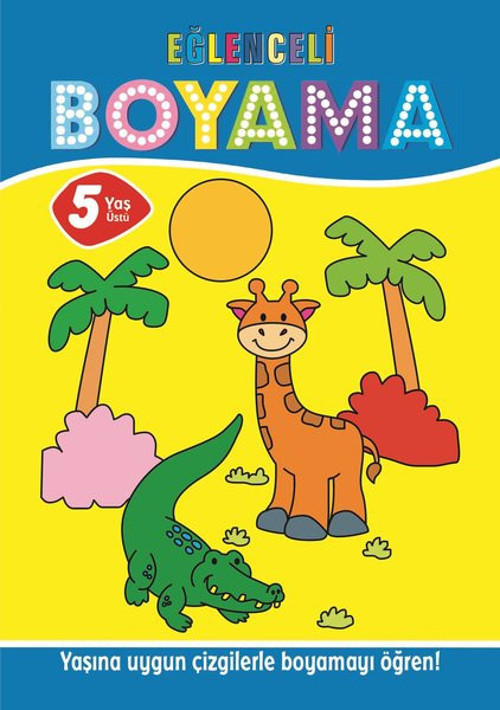 Eğlenceli Boyama - 5 Yaş Üstü 4'lü Pastel Boya Hediyeli