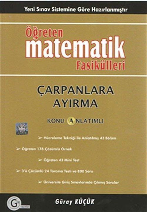 Öğreten Matematik Fasikülleri - Çarpanlara Ayırma / Konu Anlatımlı