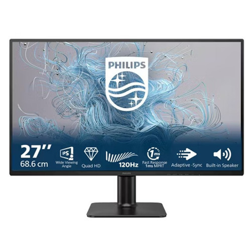 PHILIPS 27" 27E2N2500/01 2560x1440 2K QHD 1MS 120Hz IPS DP/HDMI +VESA