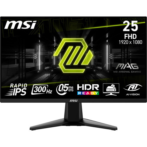 24.5" RAPID IPS MAG 255XF 0.5ms 300Hz HDMI-DP Gaming Monitör 1920X1080