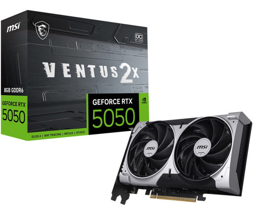 RTX5050 8GB GDDR6 128BIT 3xDP/HDMI (GEFORCE RTX 5050 8G VENTUS 2X OC)