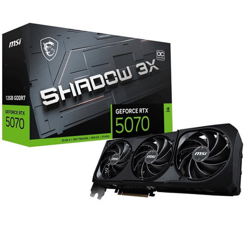 RTX5070 12GB SHADOW 3X OC 12G GDDR7 192bit HDMI DP PCIe 5.0