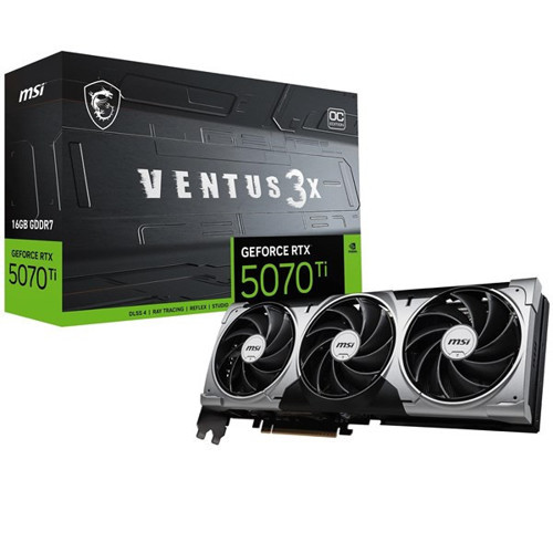 RTX5070TI 16GB VENTUS 3X OC GDDR7 256bit HDMI DP PCIe 5.0