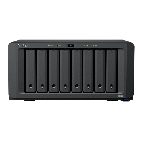 8diskli Ryzen V1500B 16GB RAM-2-GbE Nas Server DS1825 PLUS (52732)