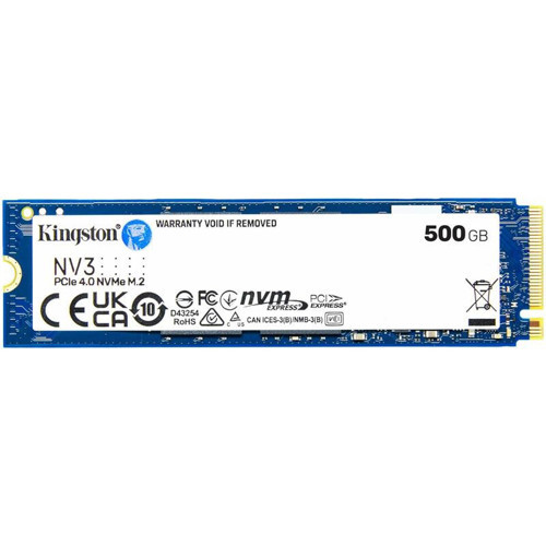KINGSTON NV3 500 GB NVME GEN4 SSD 5000/3000 (SNV3S/500G)