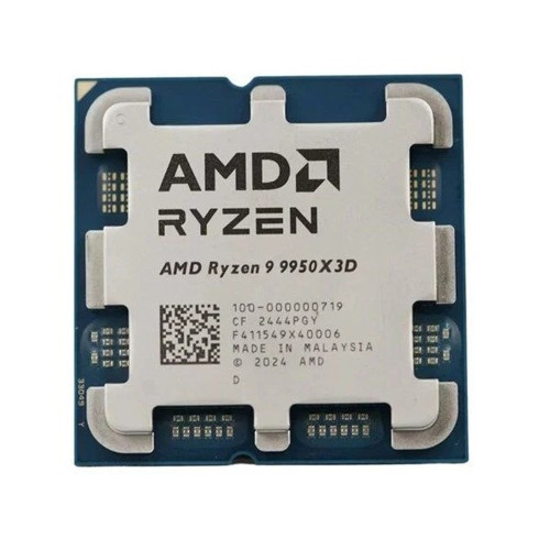 RYZEN 9 9950X3D 144MB 16çekirdekli O/B UHD AM5 170w Kutusuz+Fansız