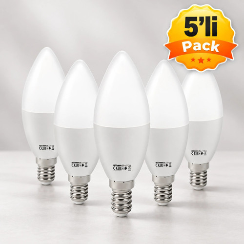 Horoz Ultra-8 8W E14 2700K Led Ampul 5'Li Pack