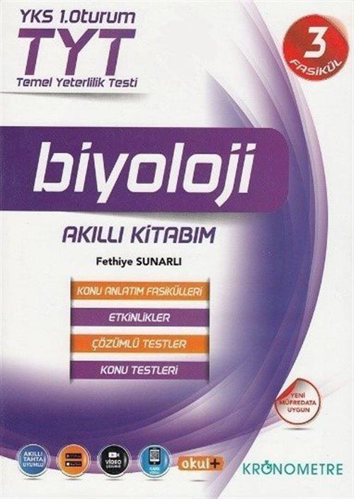 TYT Biyoloji Akıllı Kitabım Konu Anlatım Fasikülleri 3 Kitap
