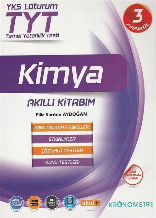 TYT Kimya Akıllı Kitabım Konu Anlatım Fasikülleri 3 Kitap
