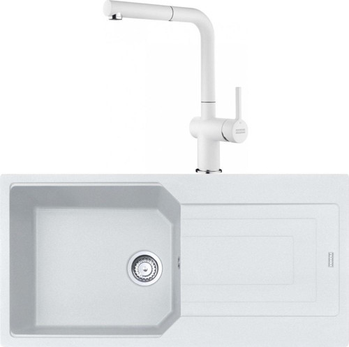 Urban UBG 611-100 Bianco Granit Eviye-Active Plus Doccia 2.0 Batarya Seti