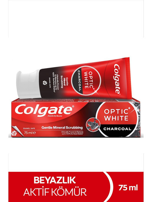 Optik Beyaz Charcoal Kömür Macun 75 ml