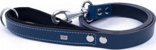 Konfor Klasik Deri Köpek Gezdirme Tasması Royalblue 3x100 Cm