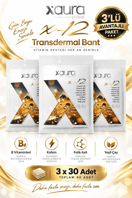 X-12 30'lu Transdermal Bant 3 Adet