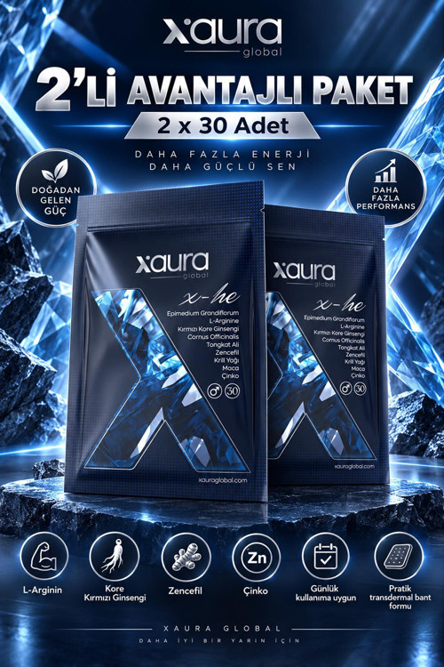 X-He 30'lu Transdermal Bant 2 Adet