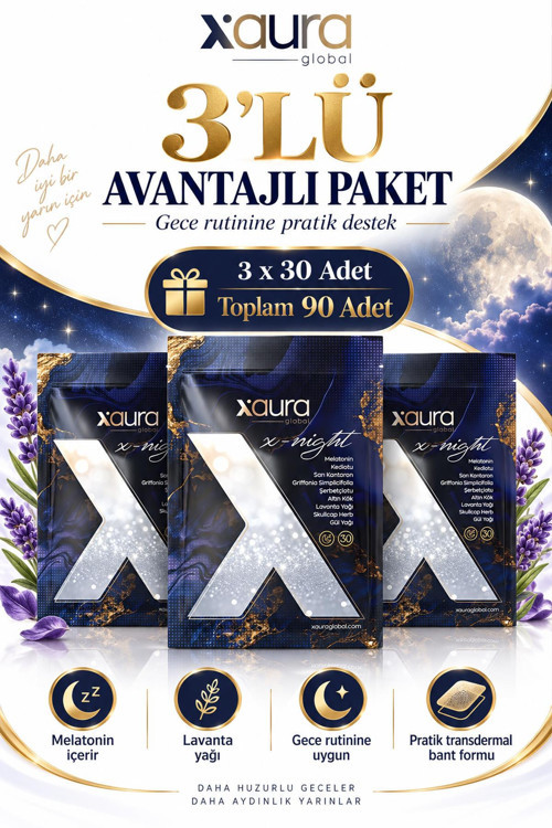 X-Night 30'lu Transdermal Bant 3 Adet