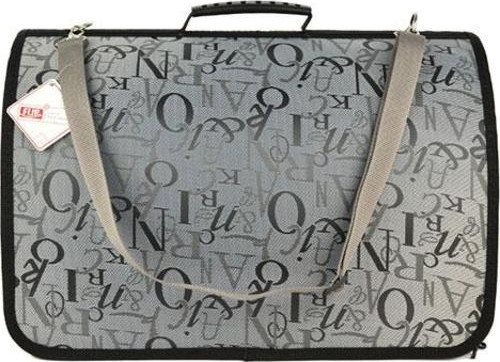 Flybag Kedi ve Küçük Irk Köpek Taşıma Çantası Gri 44 Cm