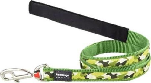Reddingo Kamuflaj Desenli Yeşil Köpek Uzatma Tasması Large 25 Mm 1,2 Mt