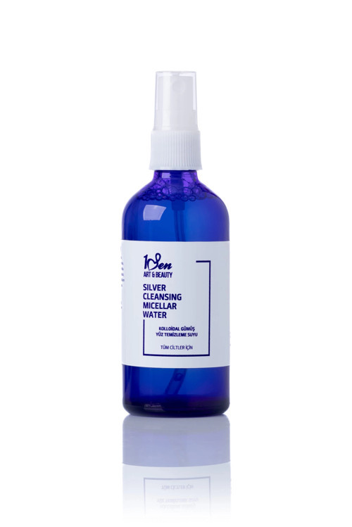 Kolloidal Gümüş İçerikli 2'si 1 Arada Micellar Yüz Temizleme Suyu ve Tonik | 1SenArtBeauty
