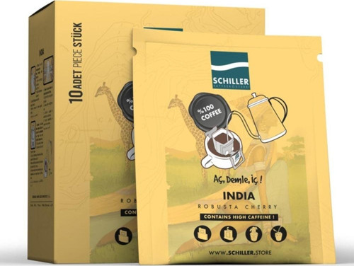 Aç Demle İç India Robusta Cherry 10 lu Filtre Kahve