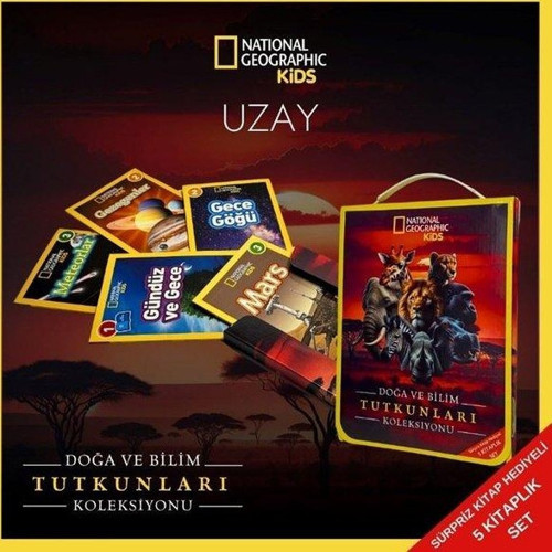 National Geographic Kids - Uzay Seti - 5 Kitap Takım - Doğa ve Bilim Tutkunları Koleksiyonu
