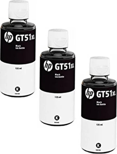 GT51XL / 410 Siyah Orjinal Mürekkep 3'LÜ Avantaj Paket