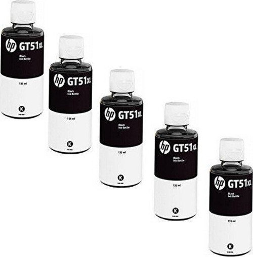 GT51XL / 415 Siyah Orjinal Mürekkep 5'Lİ Avantaj Paket