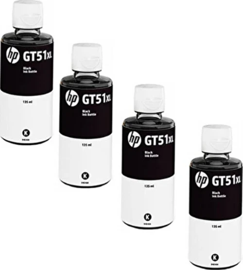 GT51XL / Z4B53a Siyah Orjinal Mürekkep 4'LÜ Avantaj Paket