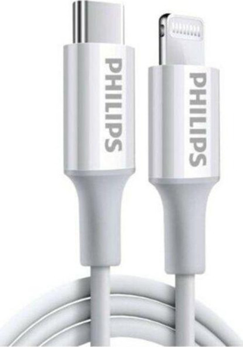 Philips Uyumlu Usb-c To Lightning Hızlı Şarj ve Data Kablosu 1 Mt. DLC2503V/51