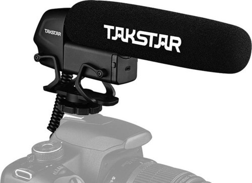 SGC-600 DSLR Kamera Fotoğraf Makinesi Uyumlu Shotgun Condenser Mikrofon