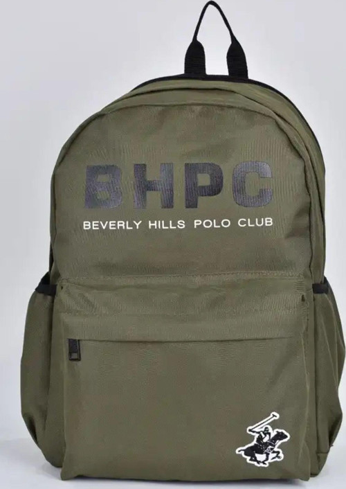 Beverly Hills Polo Club Unisex Çok Gözlü Günlük Seyahat Okul Sırt Çantası Yeşil 04163