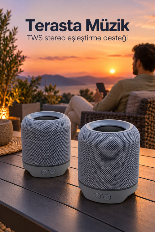 uygun TWS Stereo Hoparlör Ayrılabilen İki Parçalı Tasarım popüler