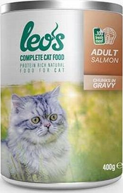 Somon Parça Etli Soslu Yetişkin Kedi Konservesi 12 Adet 400 Gr