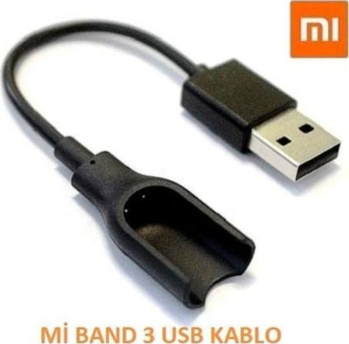 Xiaomi Uyumlu Mi Band 3 Usb Şarj Cihazı Kablosu Servis